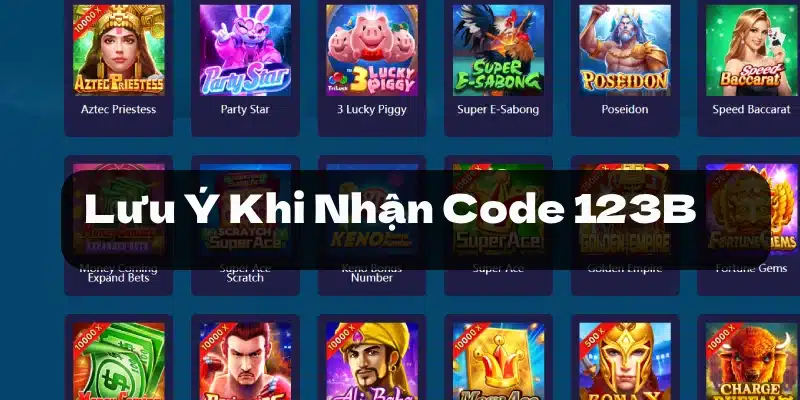 Lưu ý khi nhận code nổ hũ