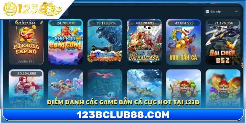 Danh sách các game bắn cá hot nhất