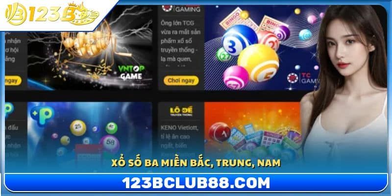Xổ số ba miền Bắc, Trung, Nam